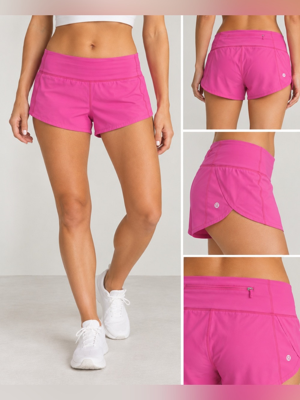 Lululemon Speed Up Low-Rise Lined Short 2.5” Sonic Pink Size 6